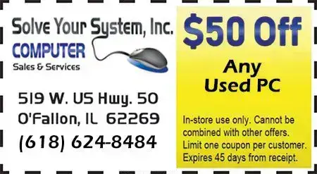 500 off any used pc ofallon illinois